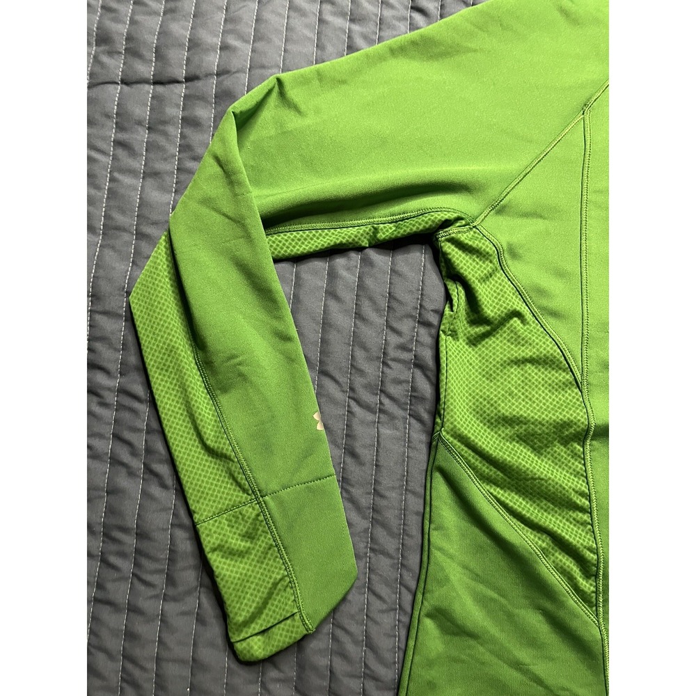 Under Armour Semi-Fitted Cold Gear Pullover University North Dakota XL Green - Picture 13 of 14